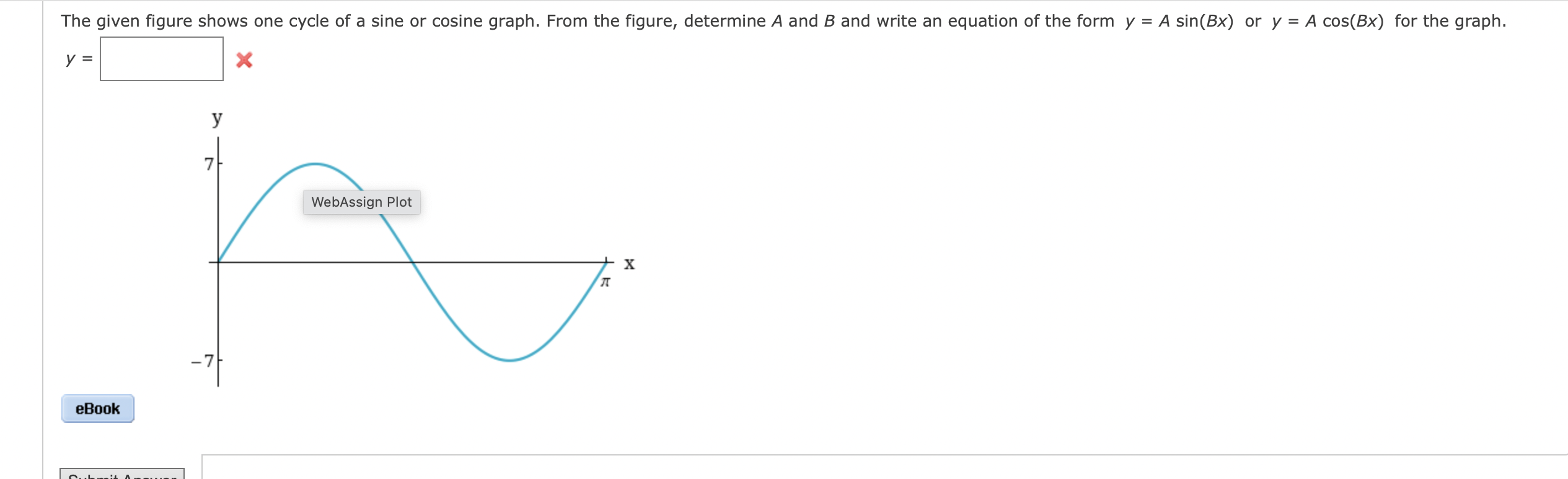 How can I find the function for this graph? The given gure