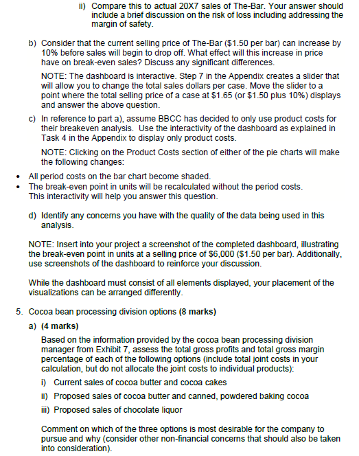 unprocessed beans and processes them. A portion of the output comes to