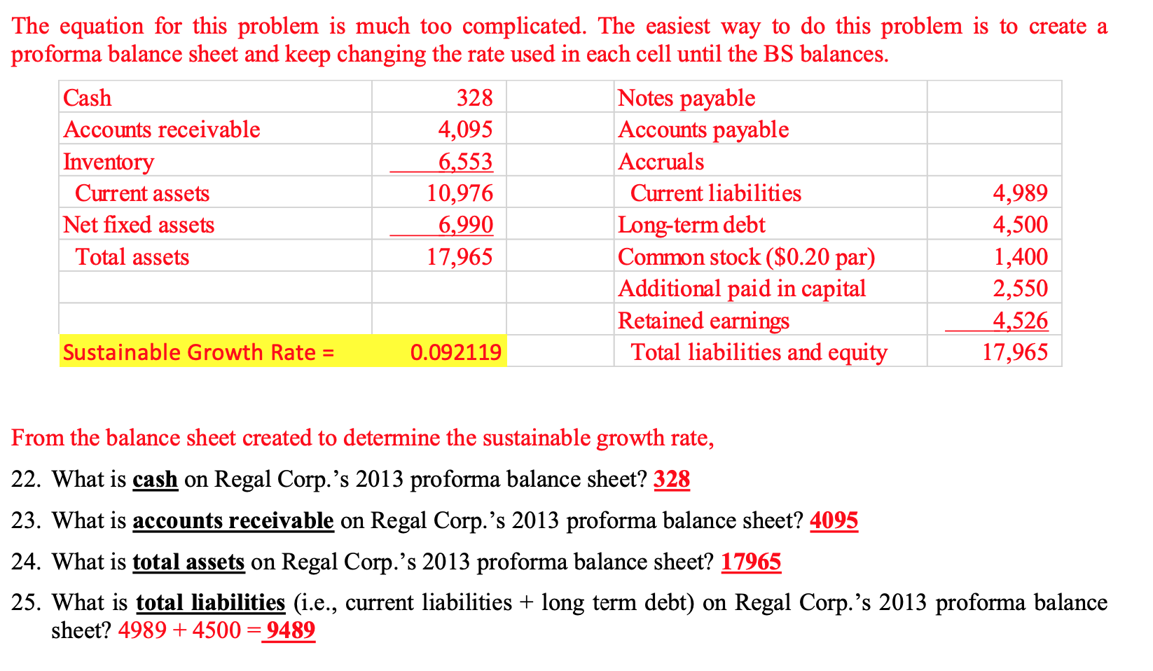 to know how to solve for each question with details. USE THE