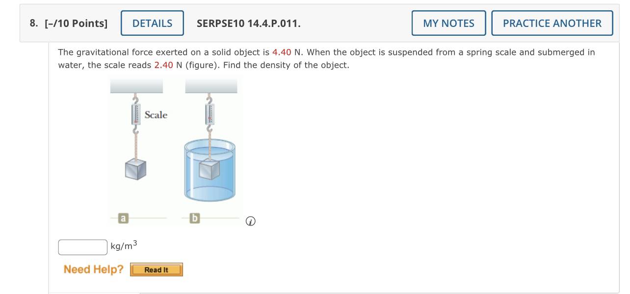 8. [-/10 Points] DETAILS SERPSE10 14.4.P.011. MY NOTES PRACTICE ANOTHER The