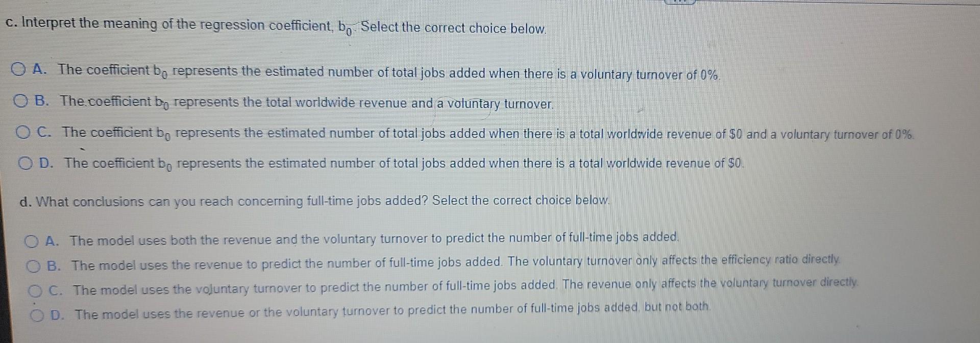 of $1 million in Revenue, the Jobs Added is estimated to increase