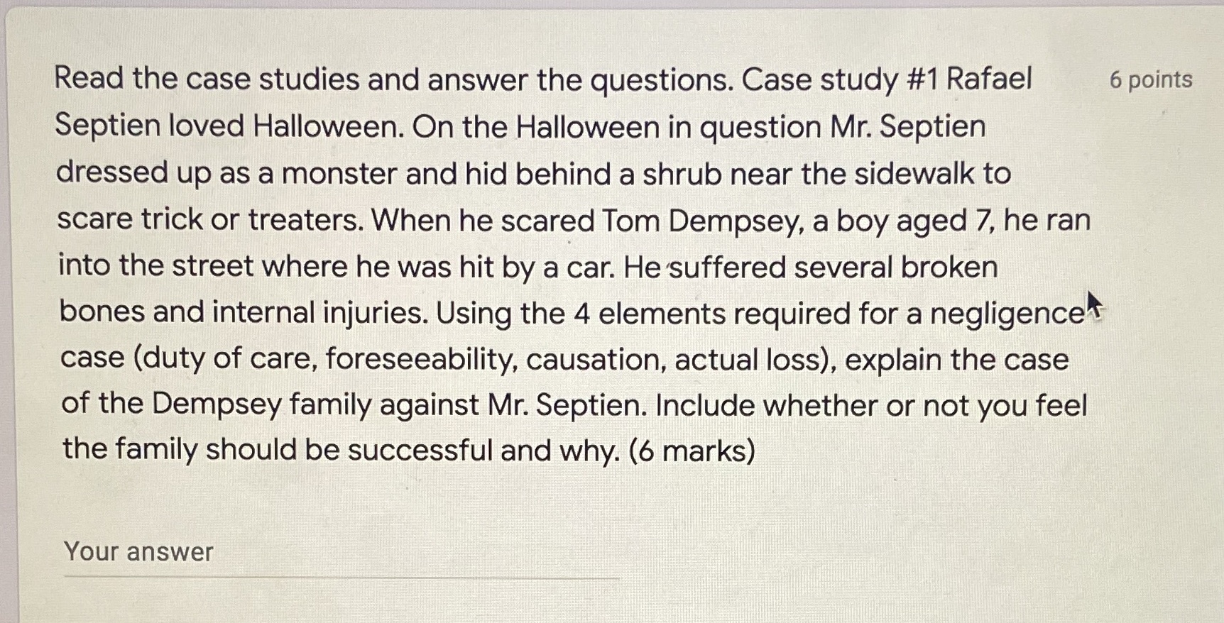 just answer the question read it Read the case studies and answer