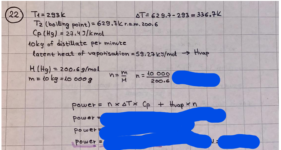 299. 43 4 litres per 1 minute; exothermic reaction 1 - molar