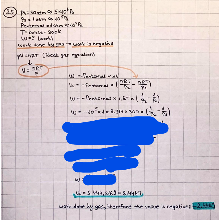= - 802 kj/mol ( molar enthalpy of combustion) p = 10