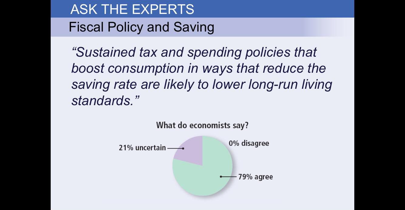 in investment _ The government borrows to finance its deficit, leaving less