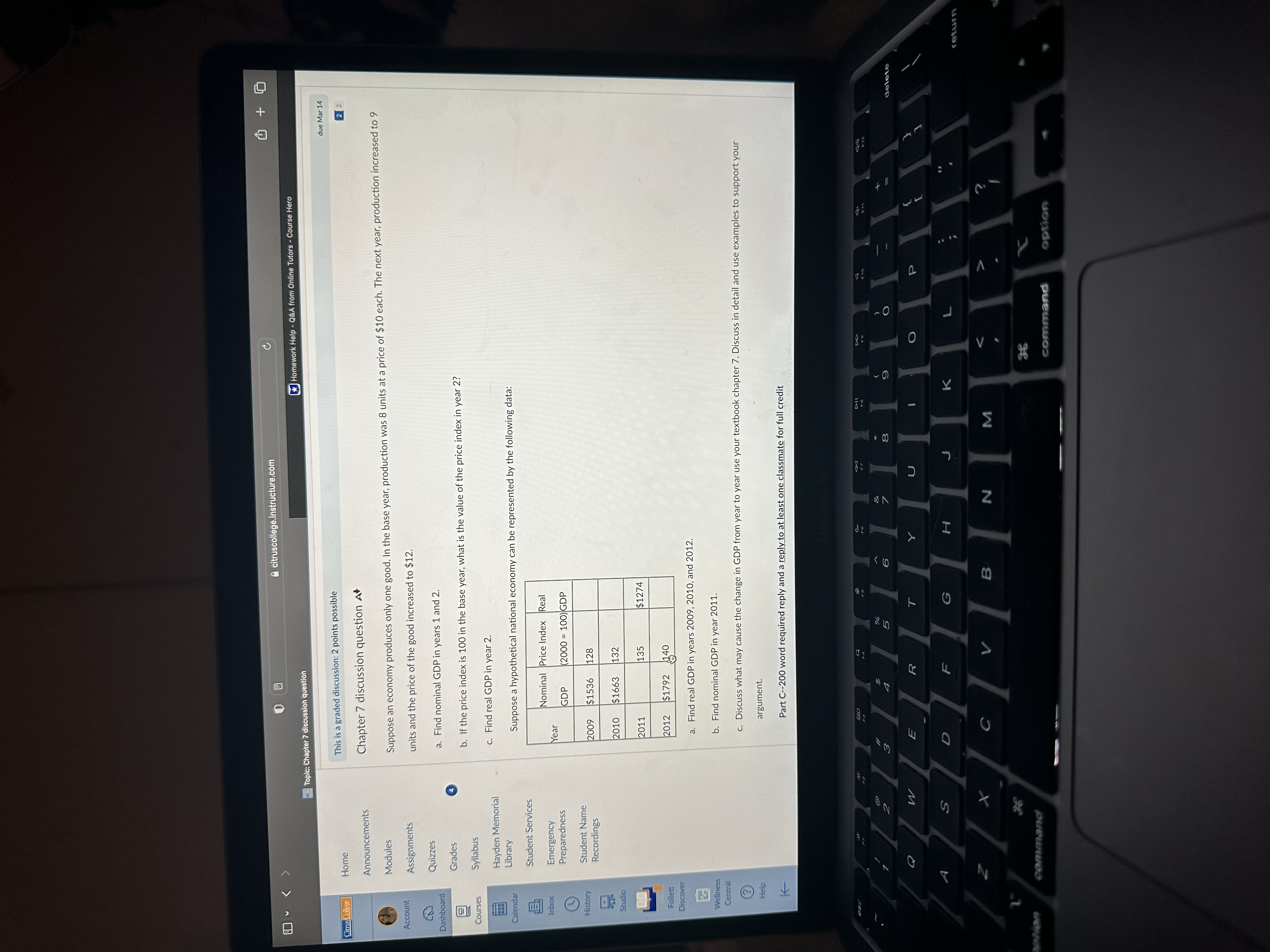 Online Tutors - Course Hero Citrus College Home This is a graded