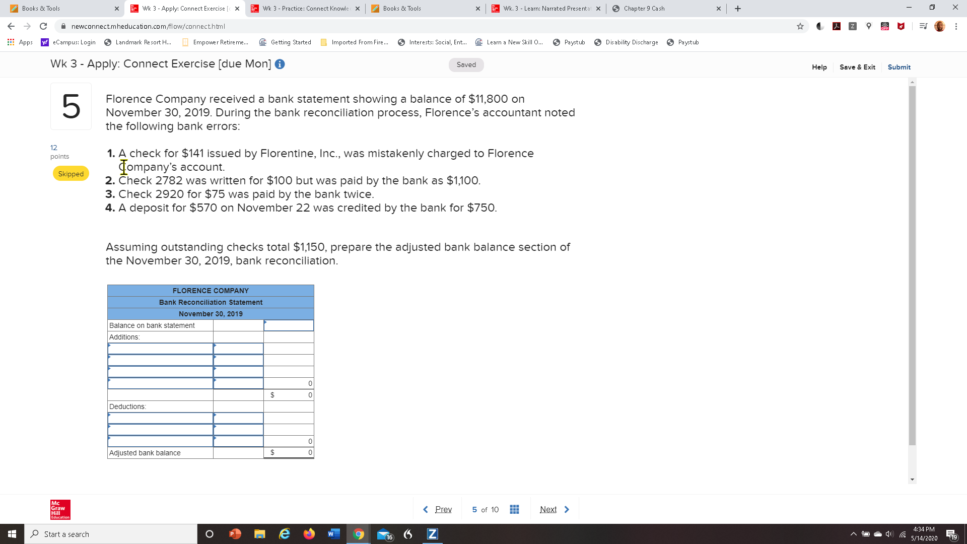 how do i record the question in general ledger? Books & Tools