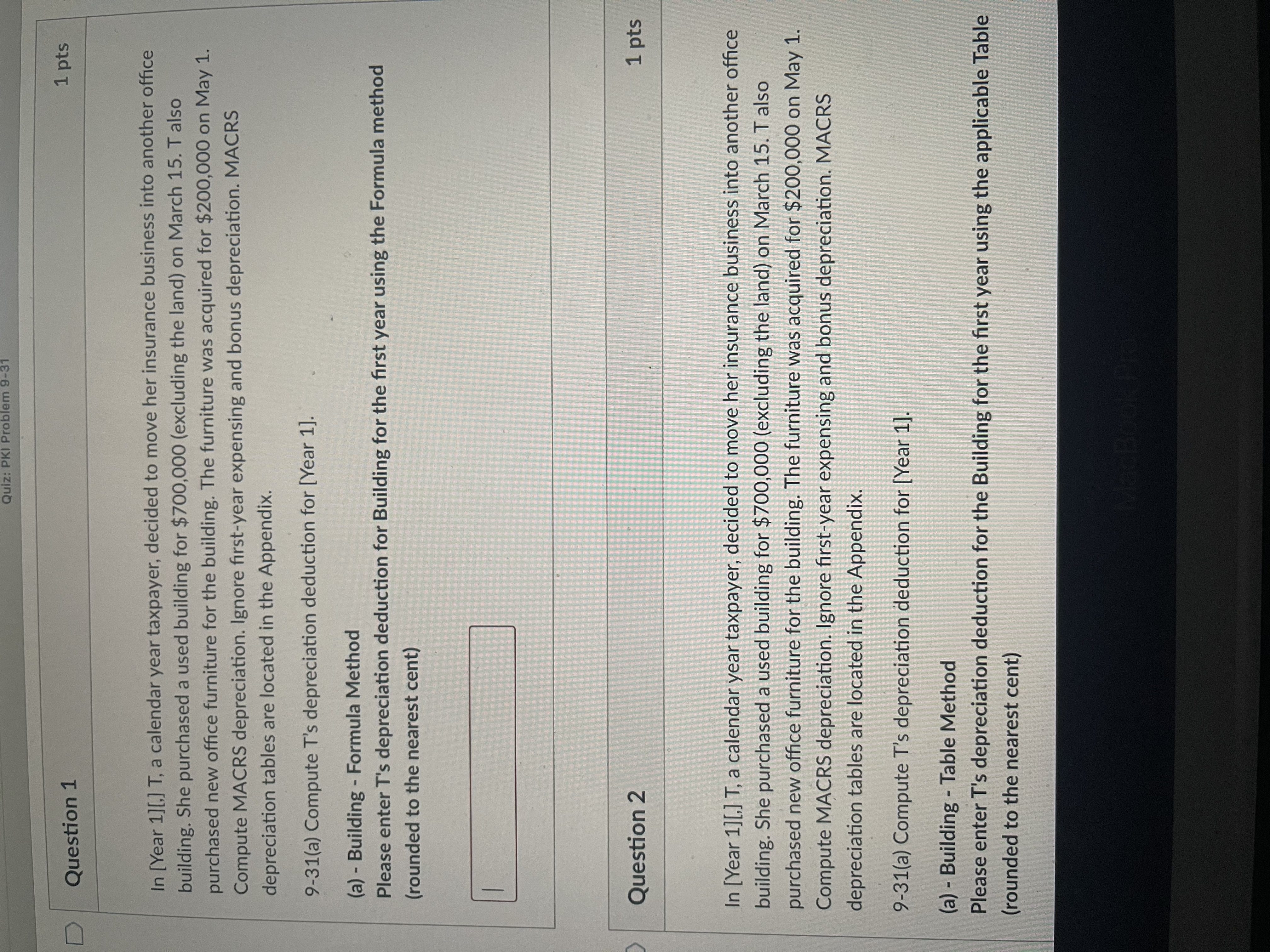 PKI problem 9-31 Quiz: PKI Problem 9 D Question 1 1 pts