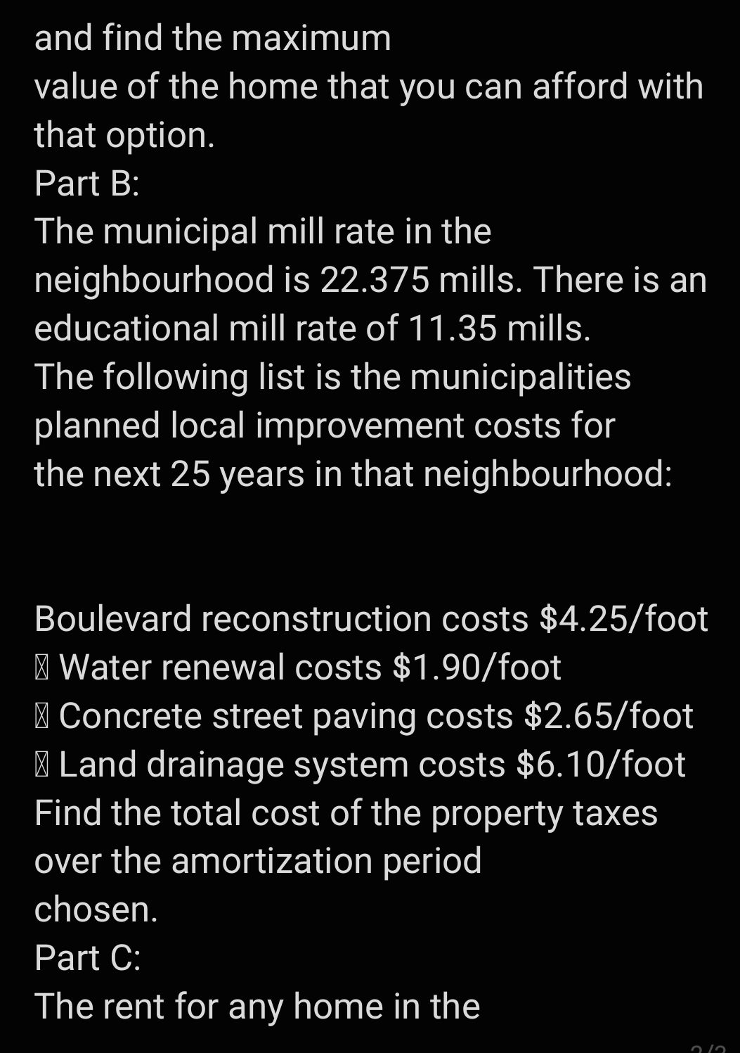 explore the costs of renting and buying a property that you're interested
