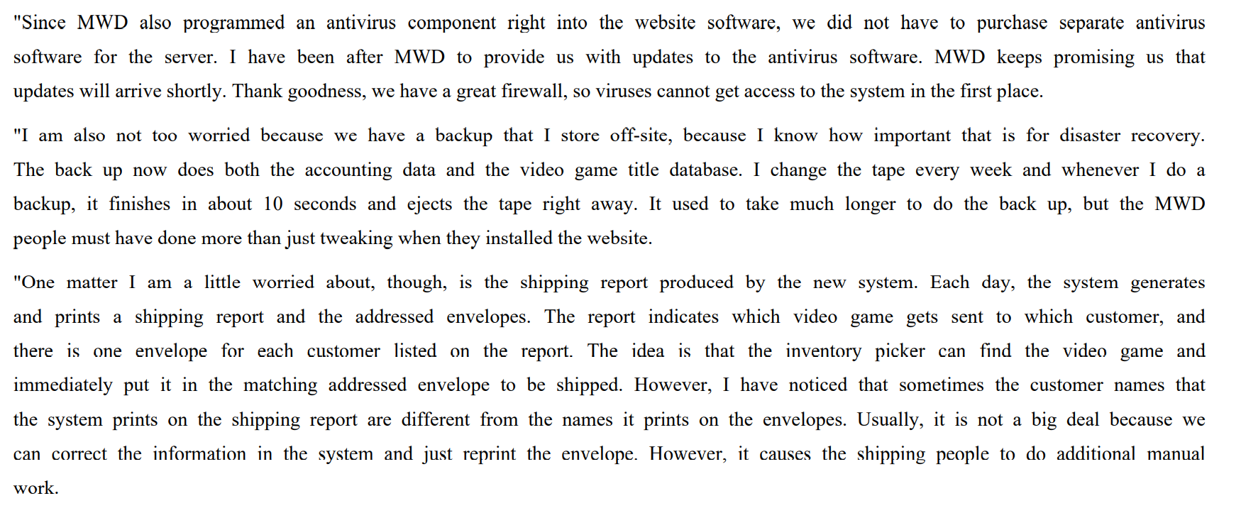 The database is fully integrated with the website. Victor Ziegler has determined
