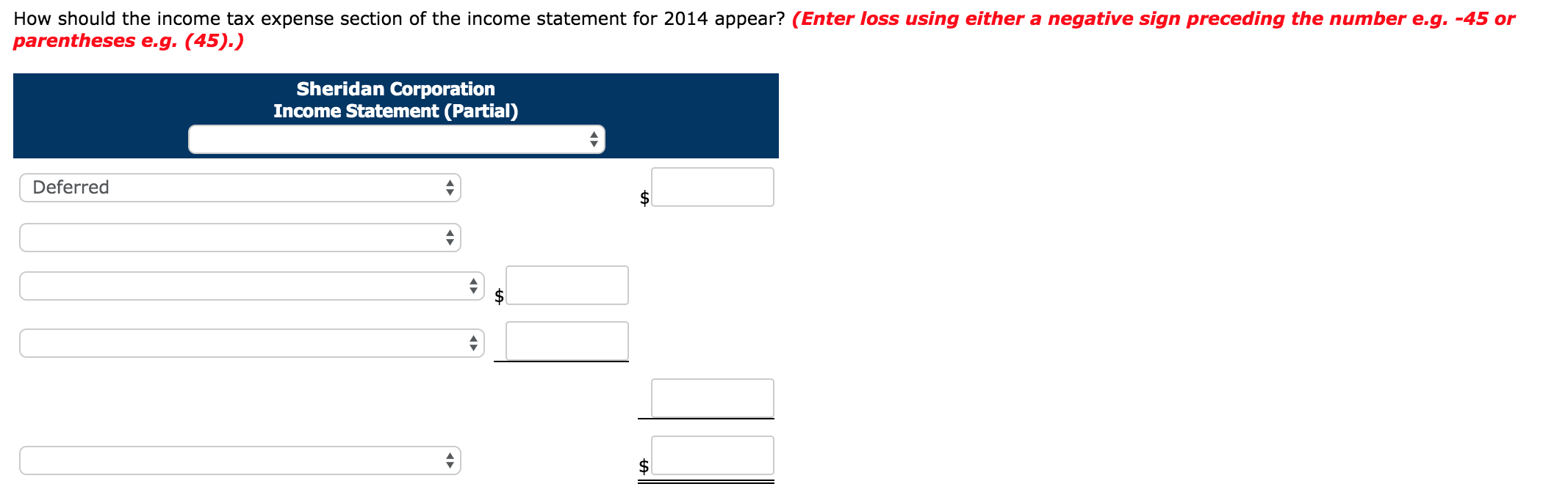 56,640 50 % 2013 (177,000) 40 % 2014 106,200 40 % 2015