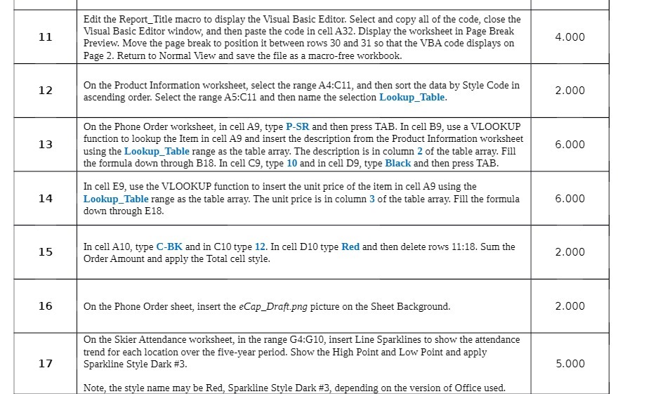  Edit the Report_Title macro to display the Visual Basic Editor. Select