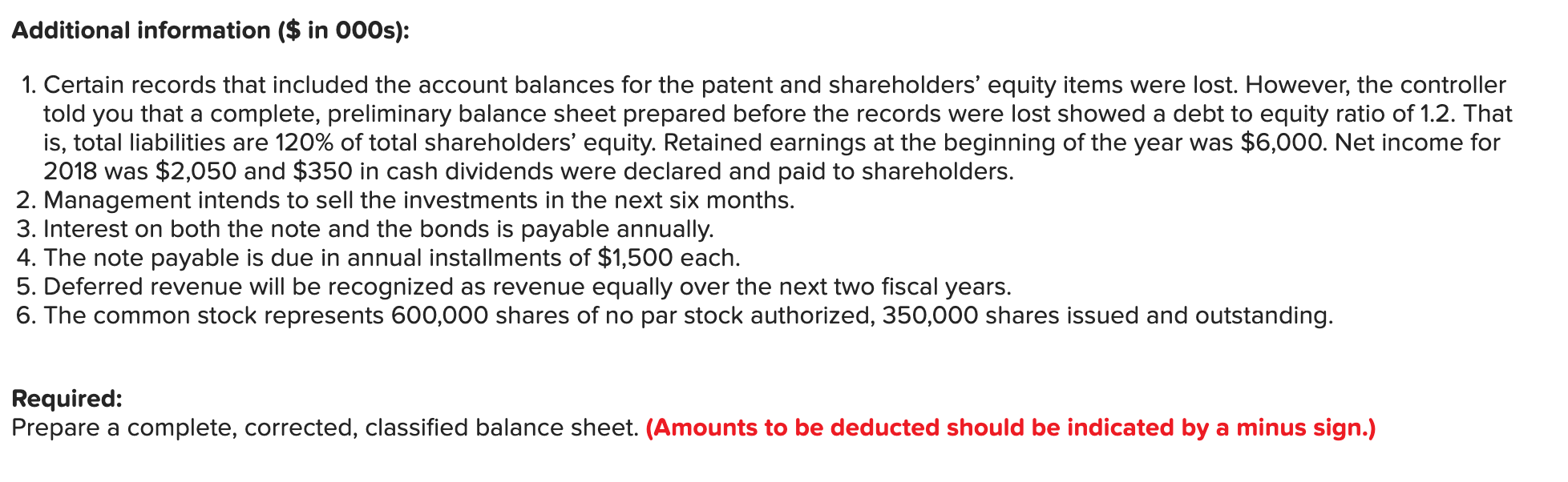 Manufacturing Company was prepared by the company's controller As accounting manager for