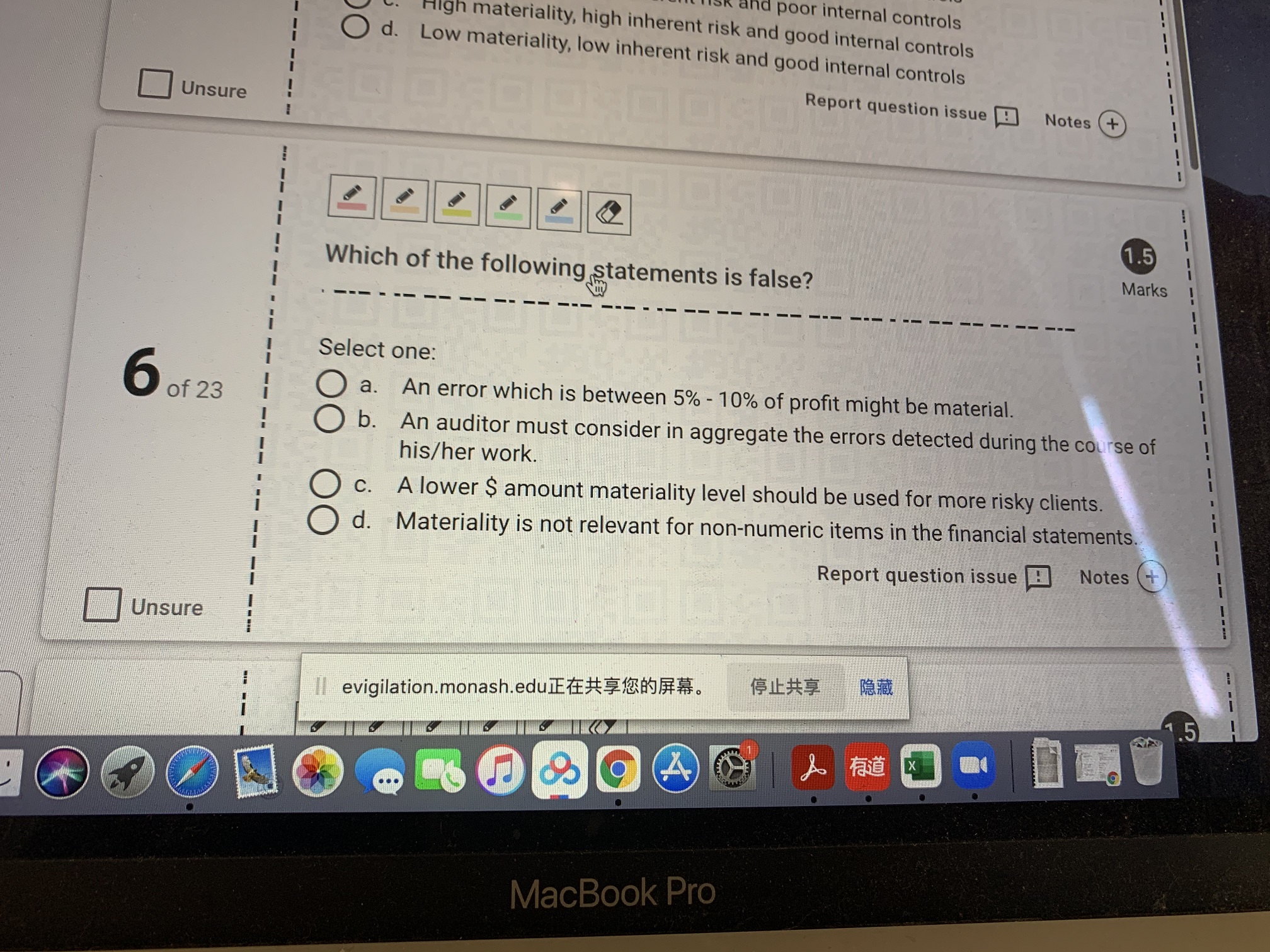 Could you help me to do them? nd poor internal controls High