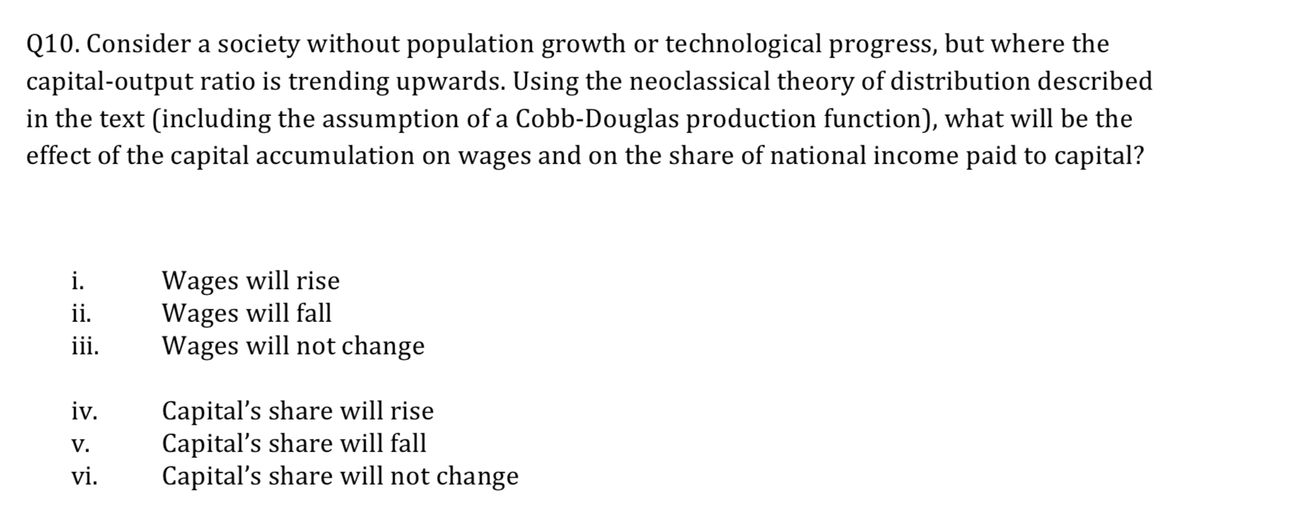 The answer is one is true and 6 is true, please explain