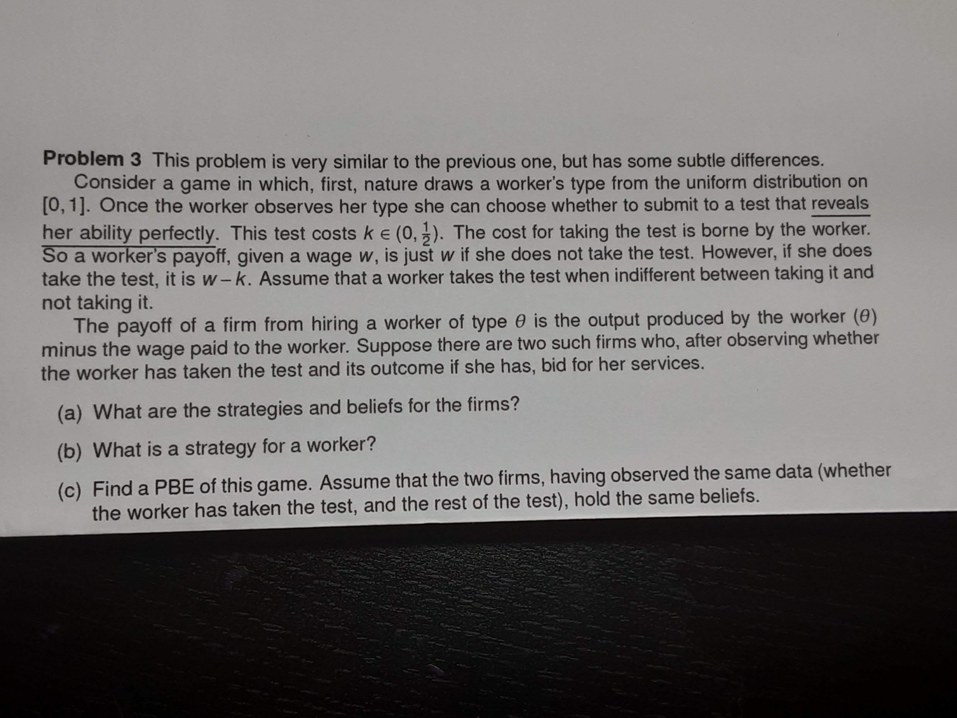  Problem 3 This problem is very similar to the previous one,