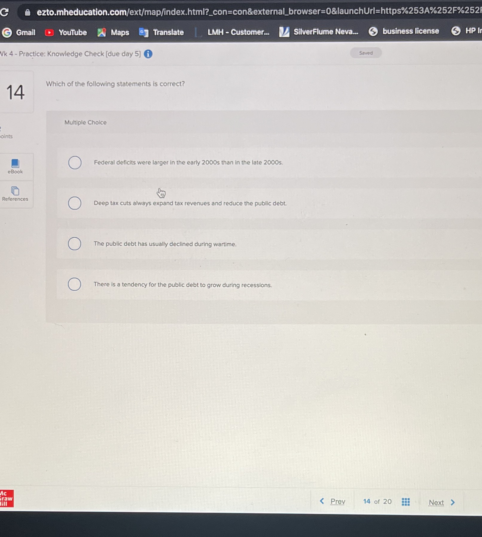 Neva.. business license HP In Wk 4 - Practice: Knowledge Check [due