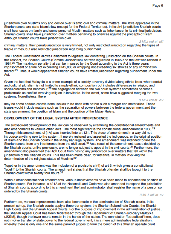 my chapter entitled 'The Development of Shariah Legal System' in Syed Arabi