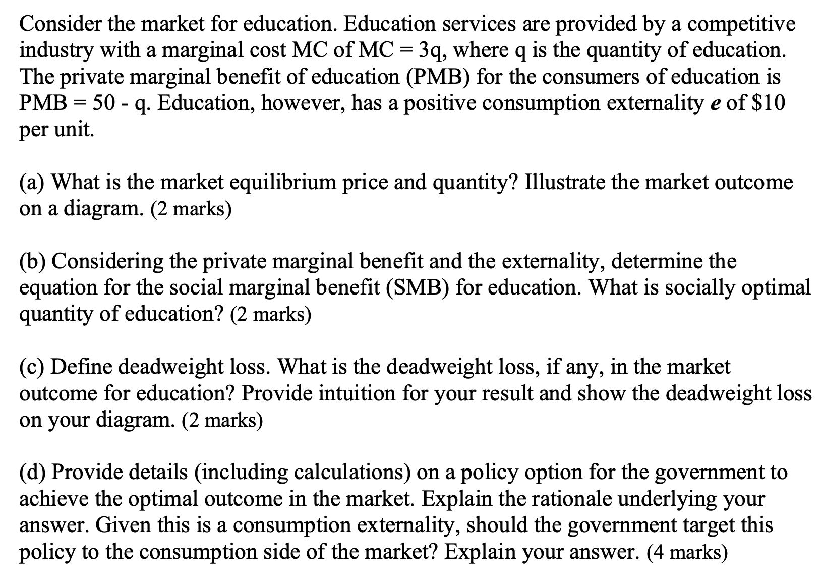 Hi, tutorI'd like to ask an externality question, could you please show