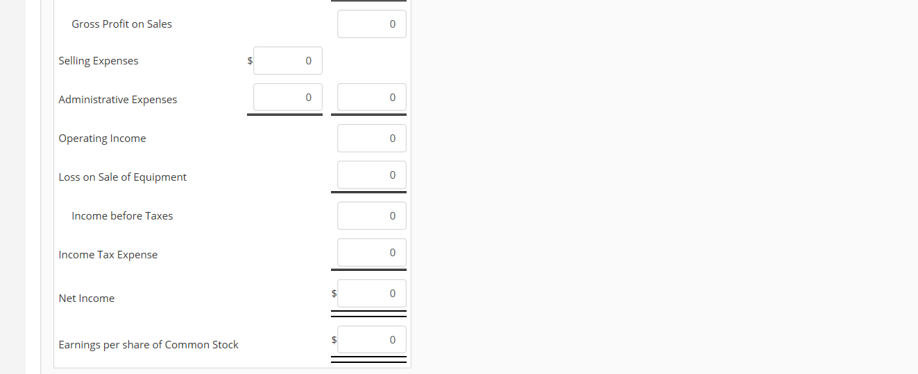 Share and Multiple-Step Income Statement The following summarized data relate to Bowden