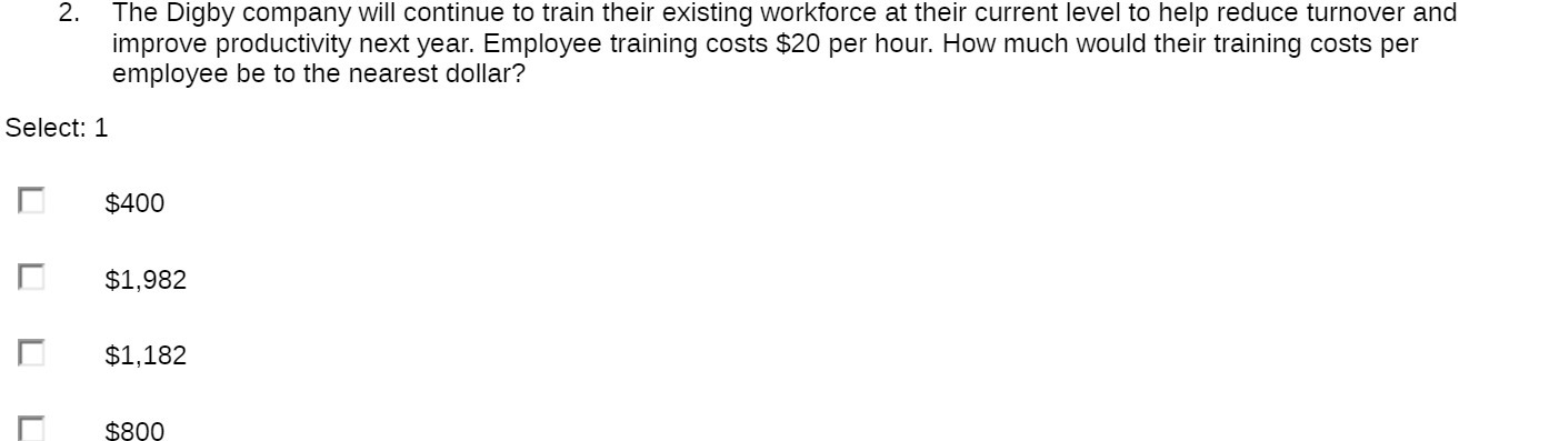 at their current level to help reduce turnover and improve productivity next