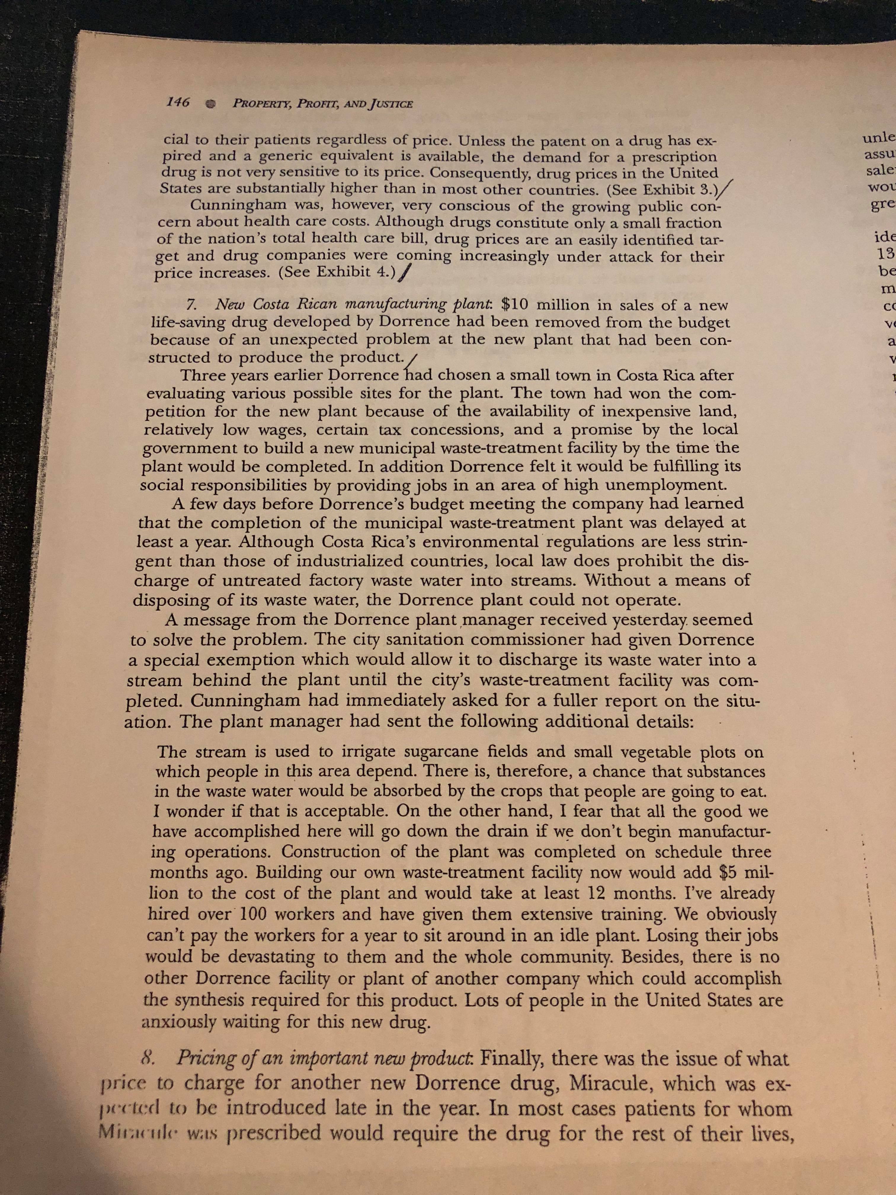 a directive by the board to find a 13% profit growth strategy