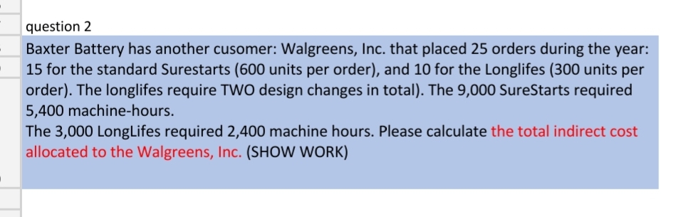 answer me fast please THANK YOU question 2 Baxter Battery has another