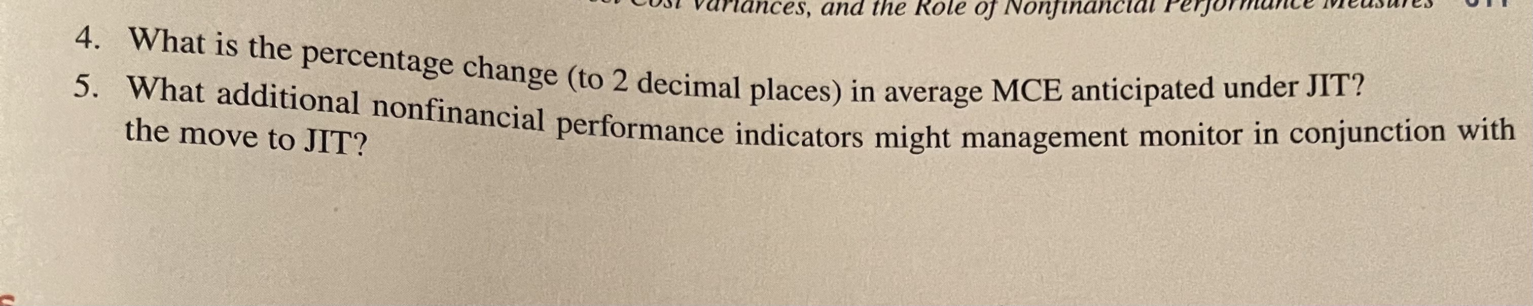 advantages and disadvantages of stan- dard costs in terms of evaluating performance