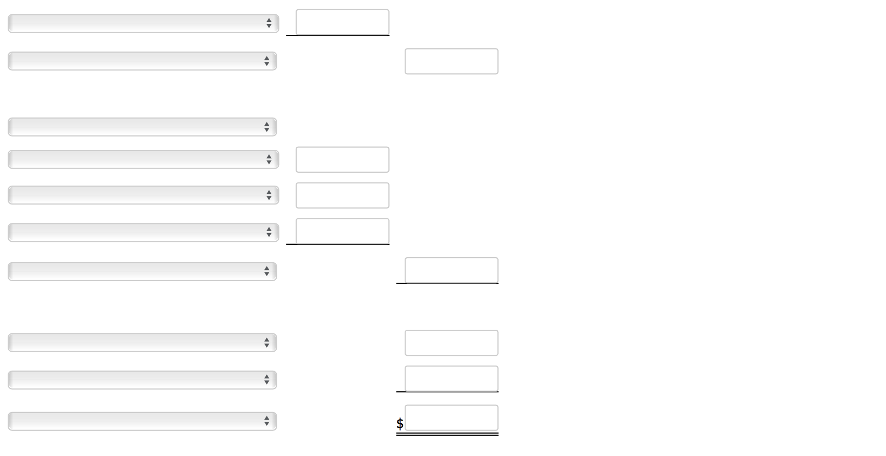 OF DECEMBER 31, 2017 AND 2016 12/31/17 12/31/16 Cash $6,100 $7,000 Accounts