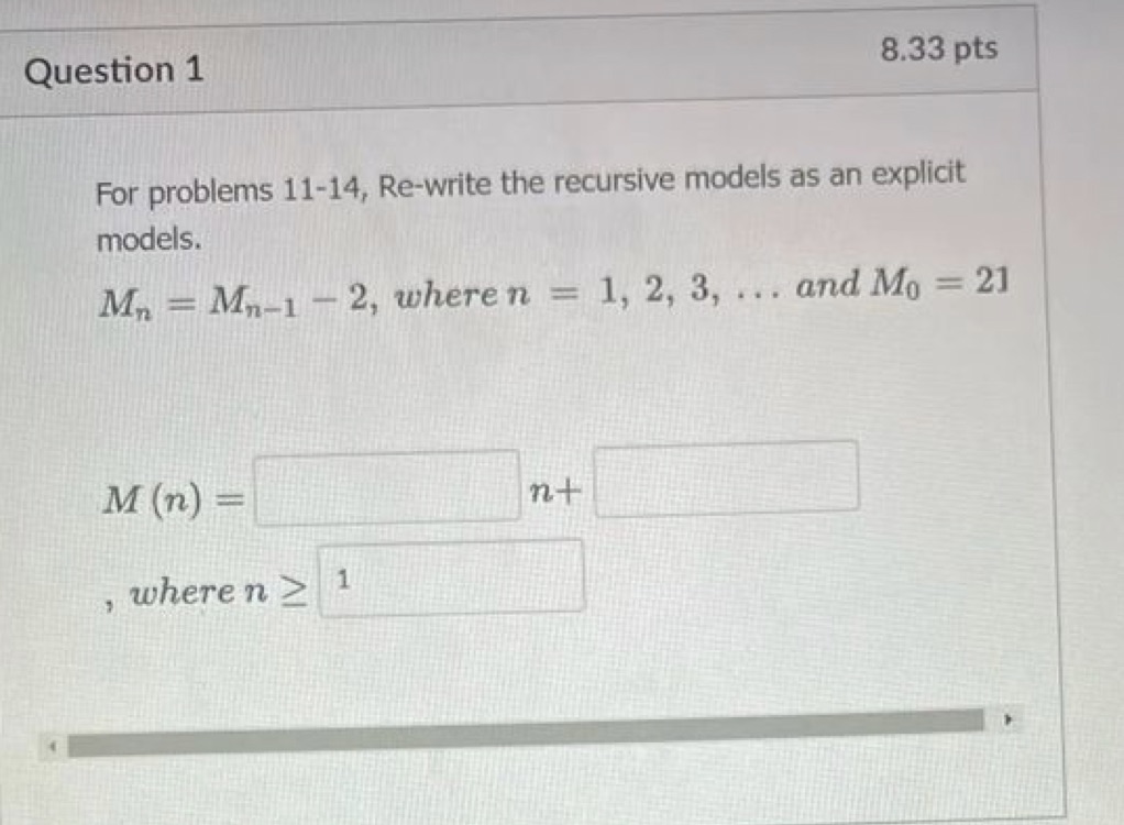 models. Mn - Mn-1 - 2, where n = 1, 2, 3,