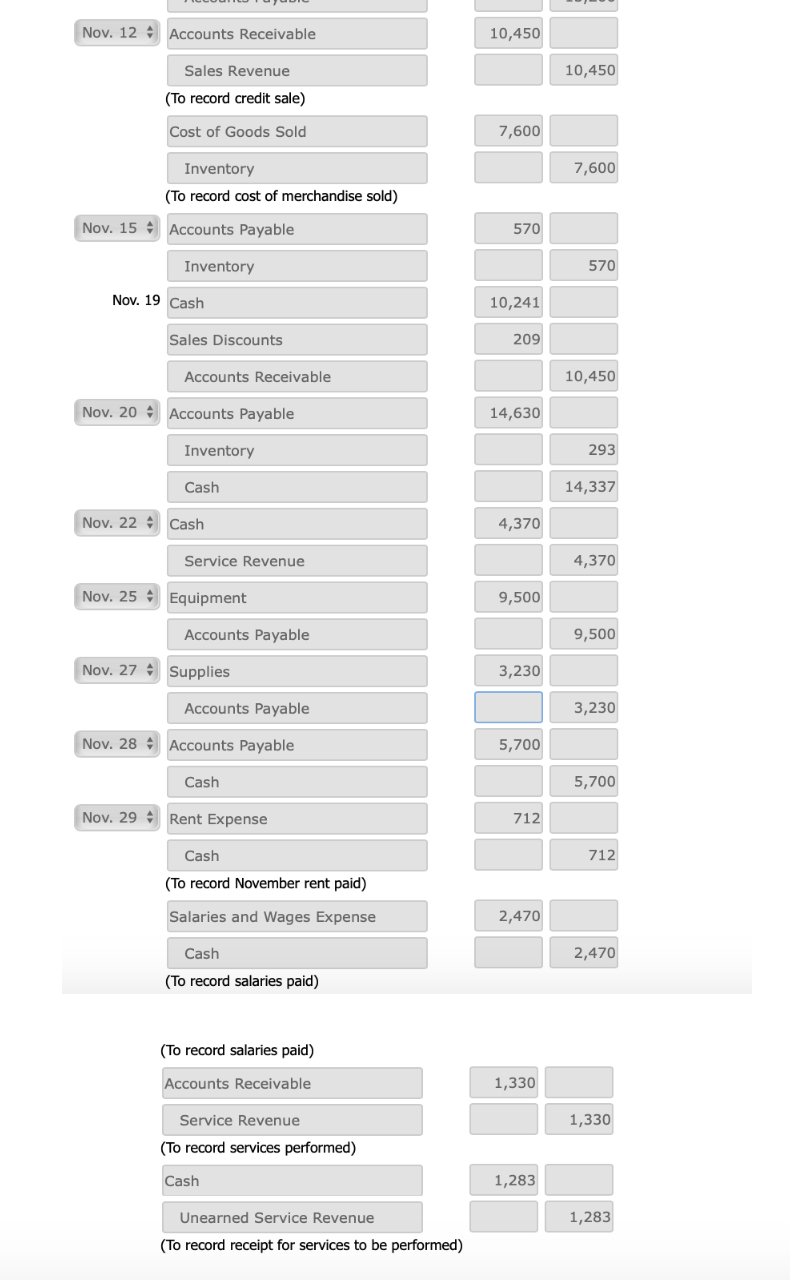 Accounting Cycle Review 5-02 (Part Level Submission)On November 1, 2022, Marin had
