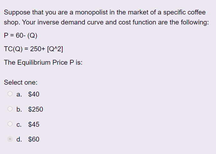**** Please give answer stepwise with proper explanation , answer 'd' is