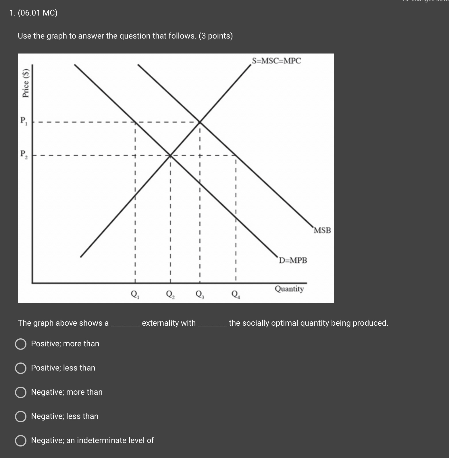 Hello I need help with this Q 1. (06.01 MC) Use the
