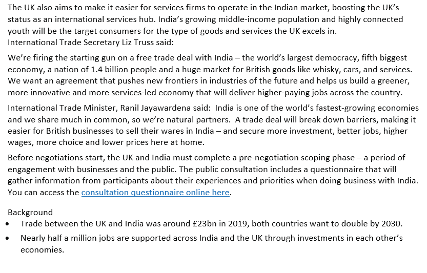 2021, with both parties to establish selective gains in commodities and services.