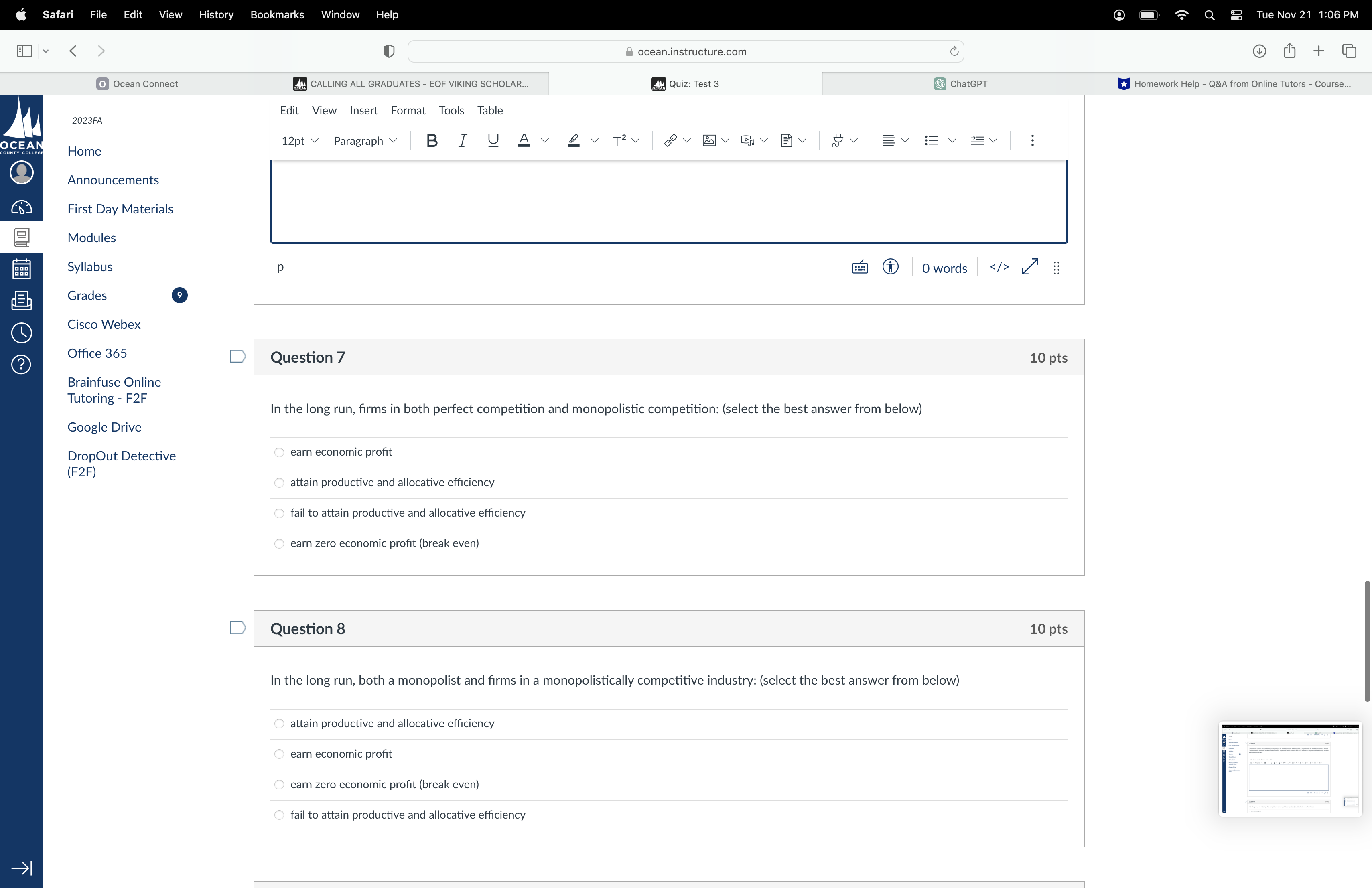  1) Bookmarks [j V D Question 5 10 pts What conditions