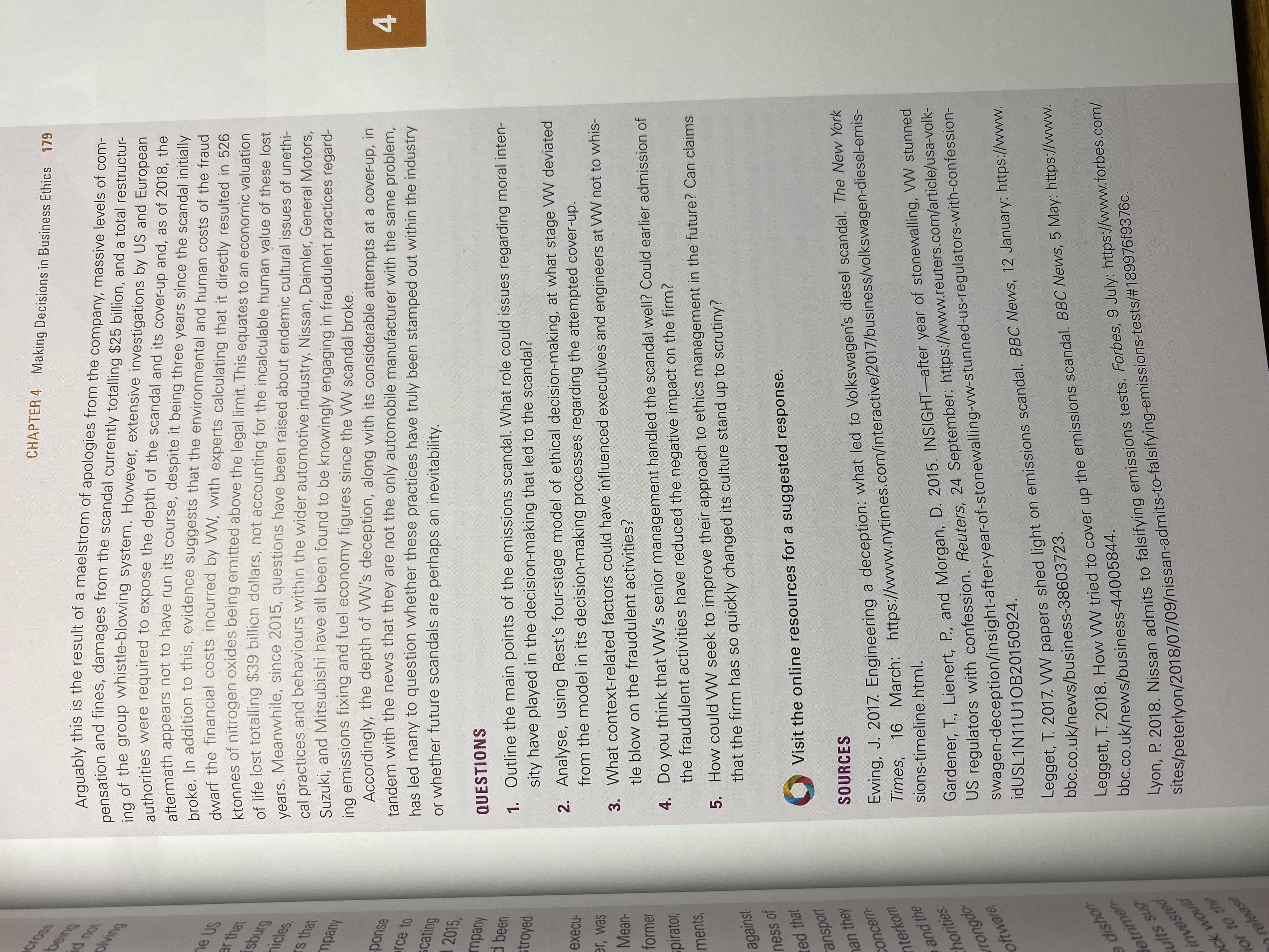 178 PART A Understanding were also affected later in 2015, increasing