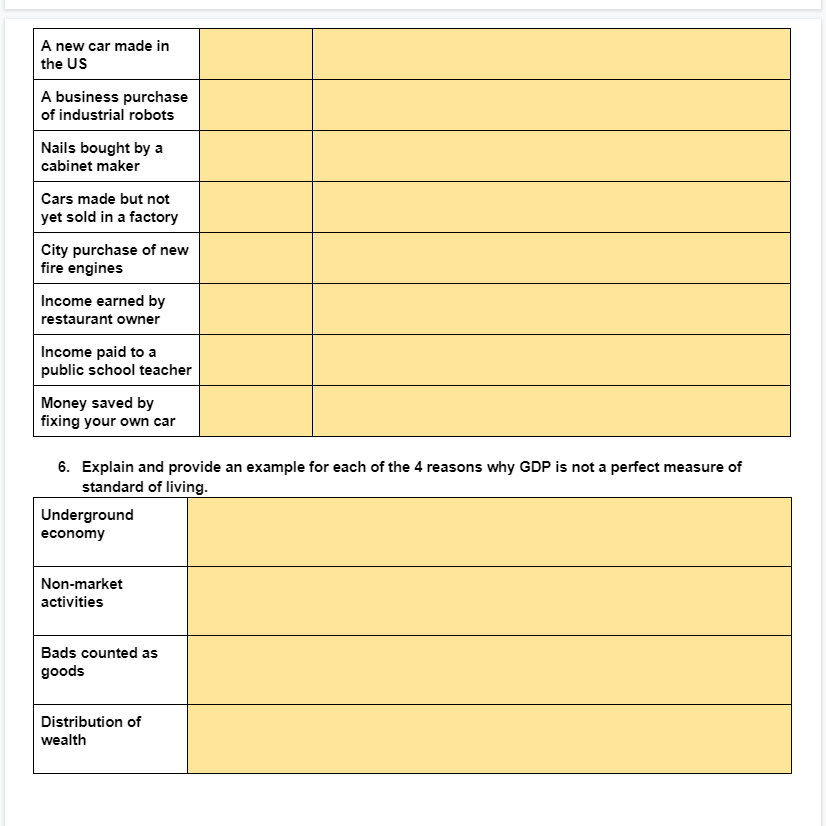 question 5. H, I N A B O D, E, F, G