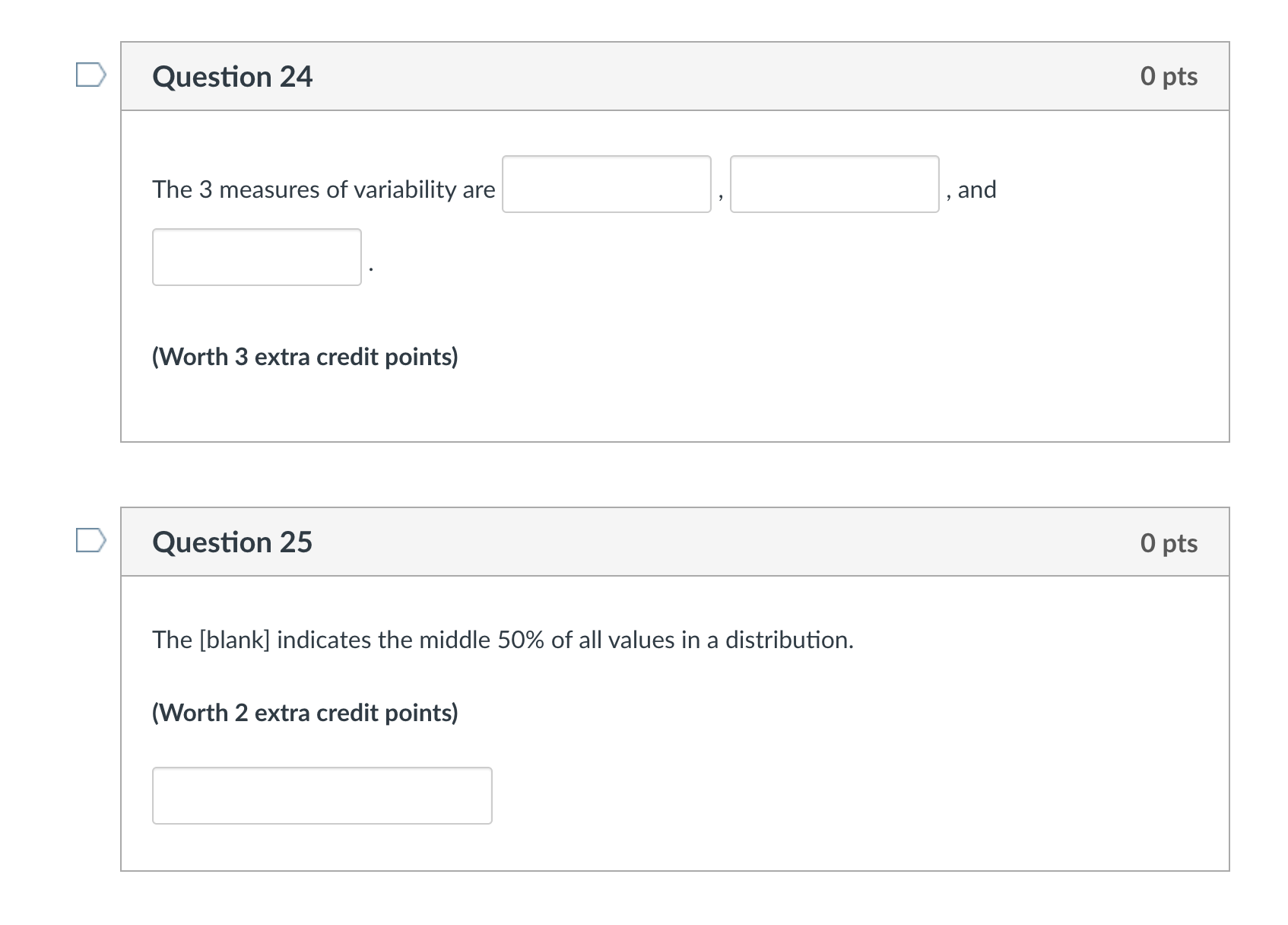  D Question 34 0 pts Instructor A has an average final