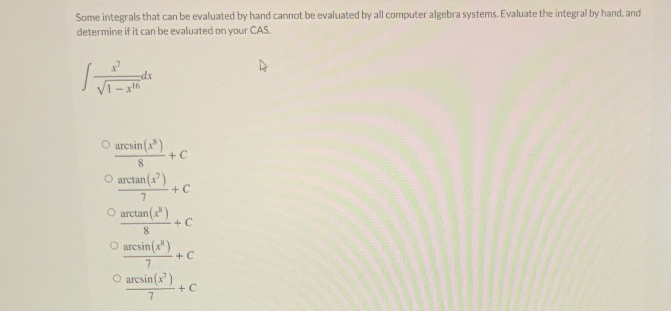 Box the final answer thank you ! Some integrals that can be