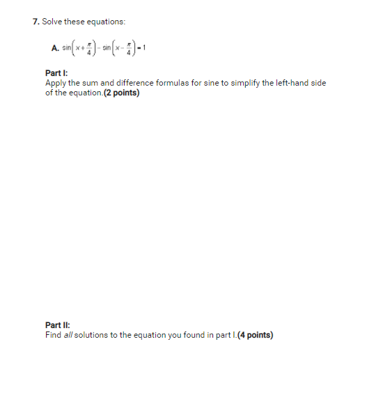 Given in the problem5. Prove the identity: sin (2x) _cos(2x) - SOCK