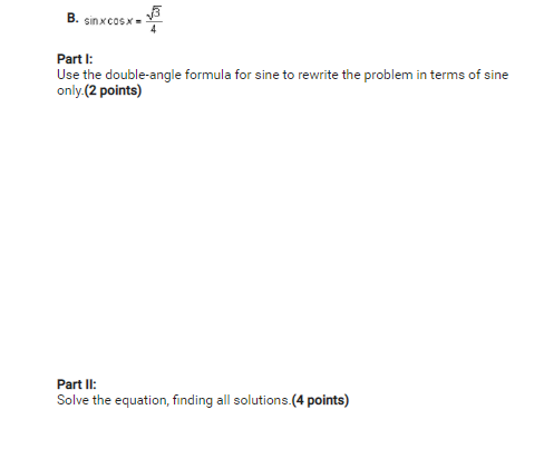 sink COS X Complete the two columns of the table below to