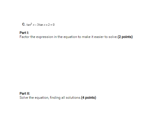 original problem7. Solve these equations: A. sin( *+ )- sin(x - )-1