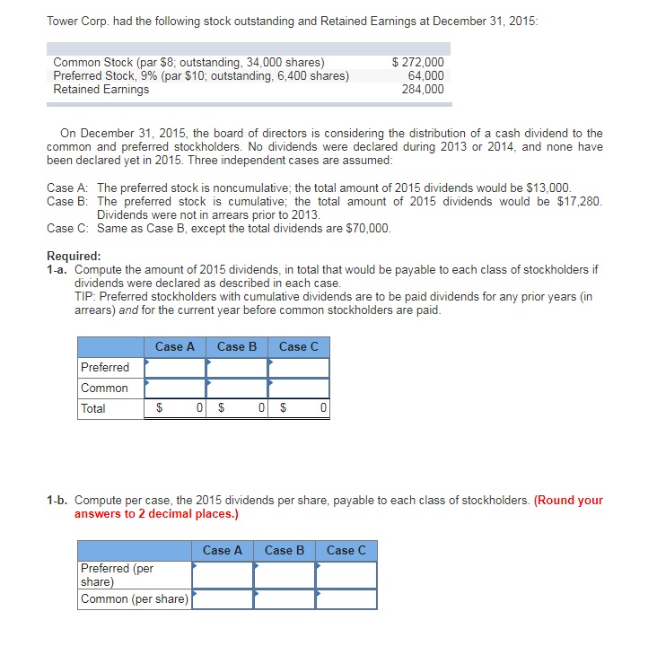 Any help finding the answers to the solutions would be appreciated