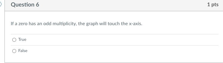 and as x - -00, y #+ 00Question 6 1 pts If