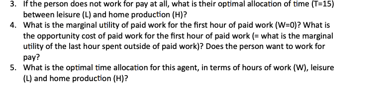 the calculation methods will be provided.*MUW = marginal utility of work, MUL