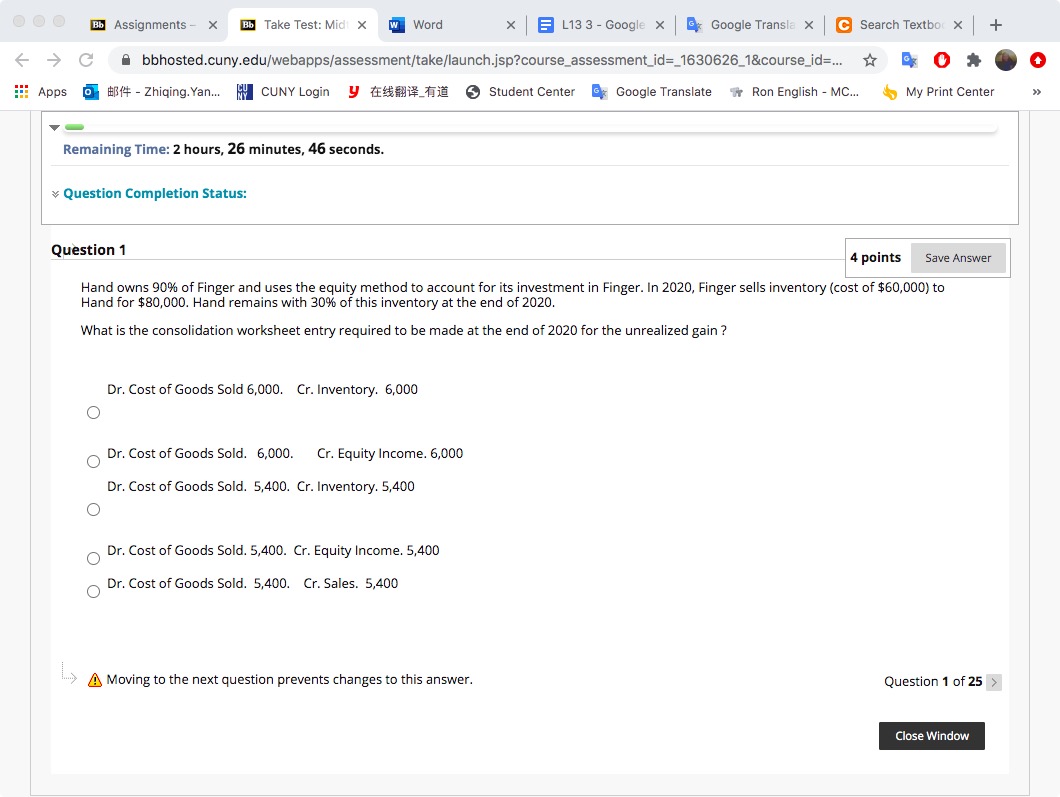 please help withit Bb Assignments - X Bb Take Test: Mid X