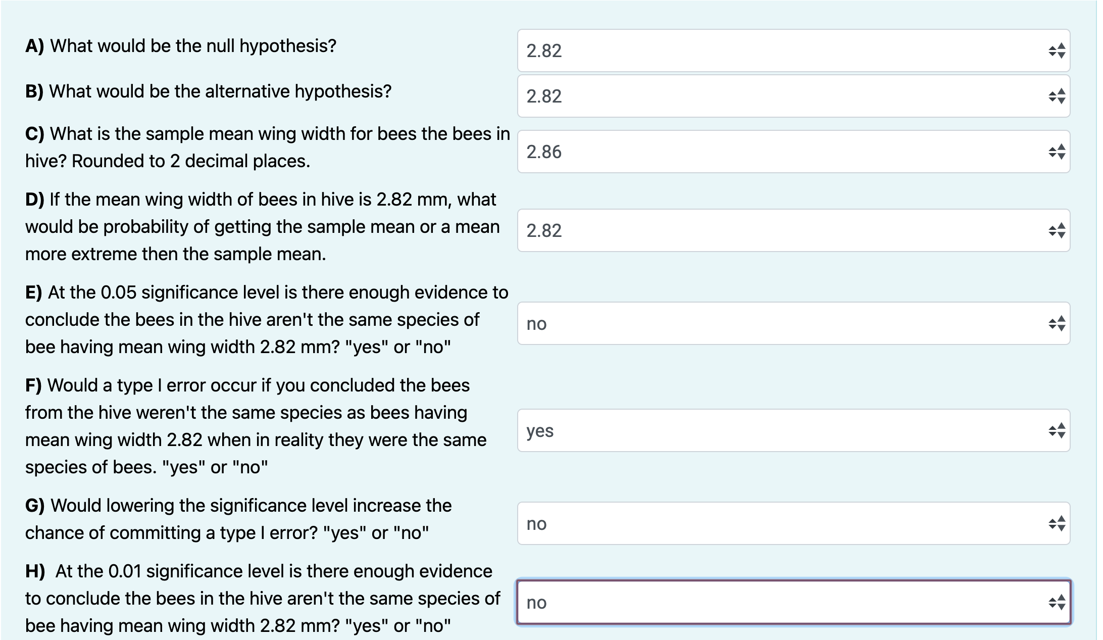 What is the median of the 9 weights in sample? 210 C)