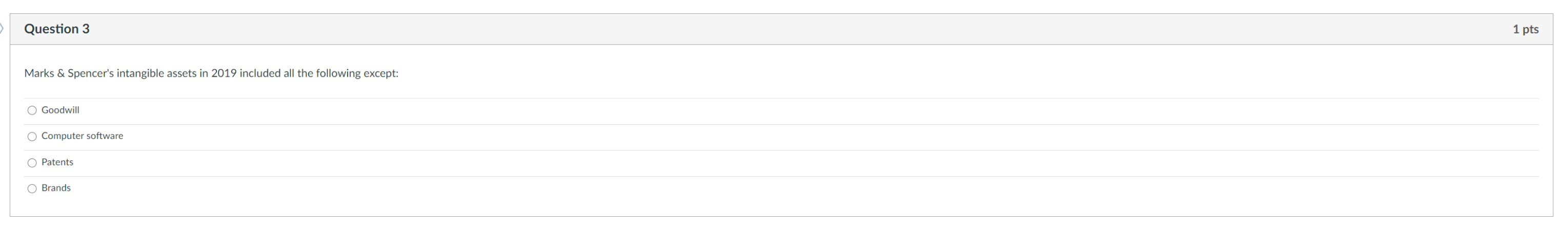 FalseQustion 10 1P6 What amount of past due but not impaired trade