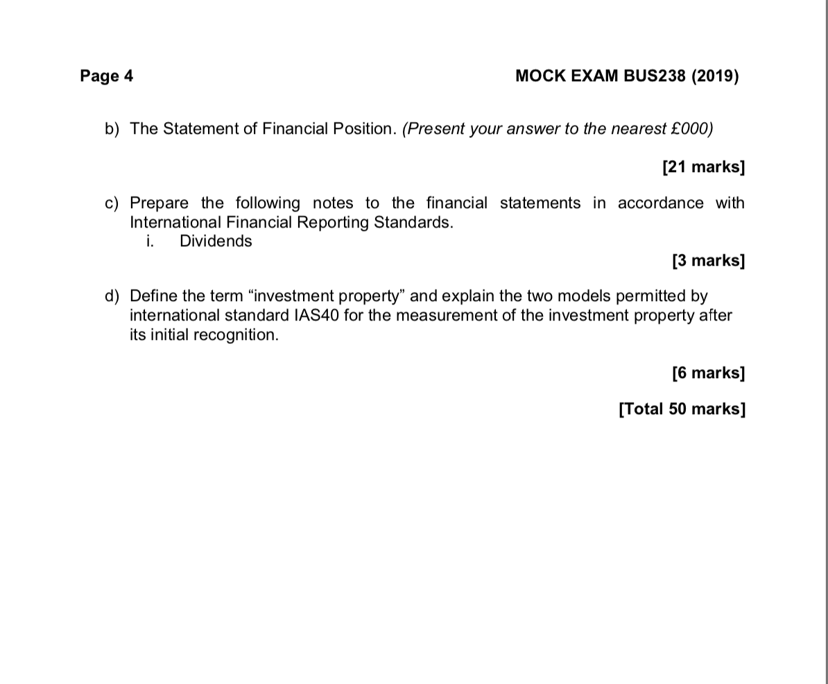 Question 1 Truck plc is a distributor of parts for trucks. The