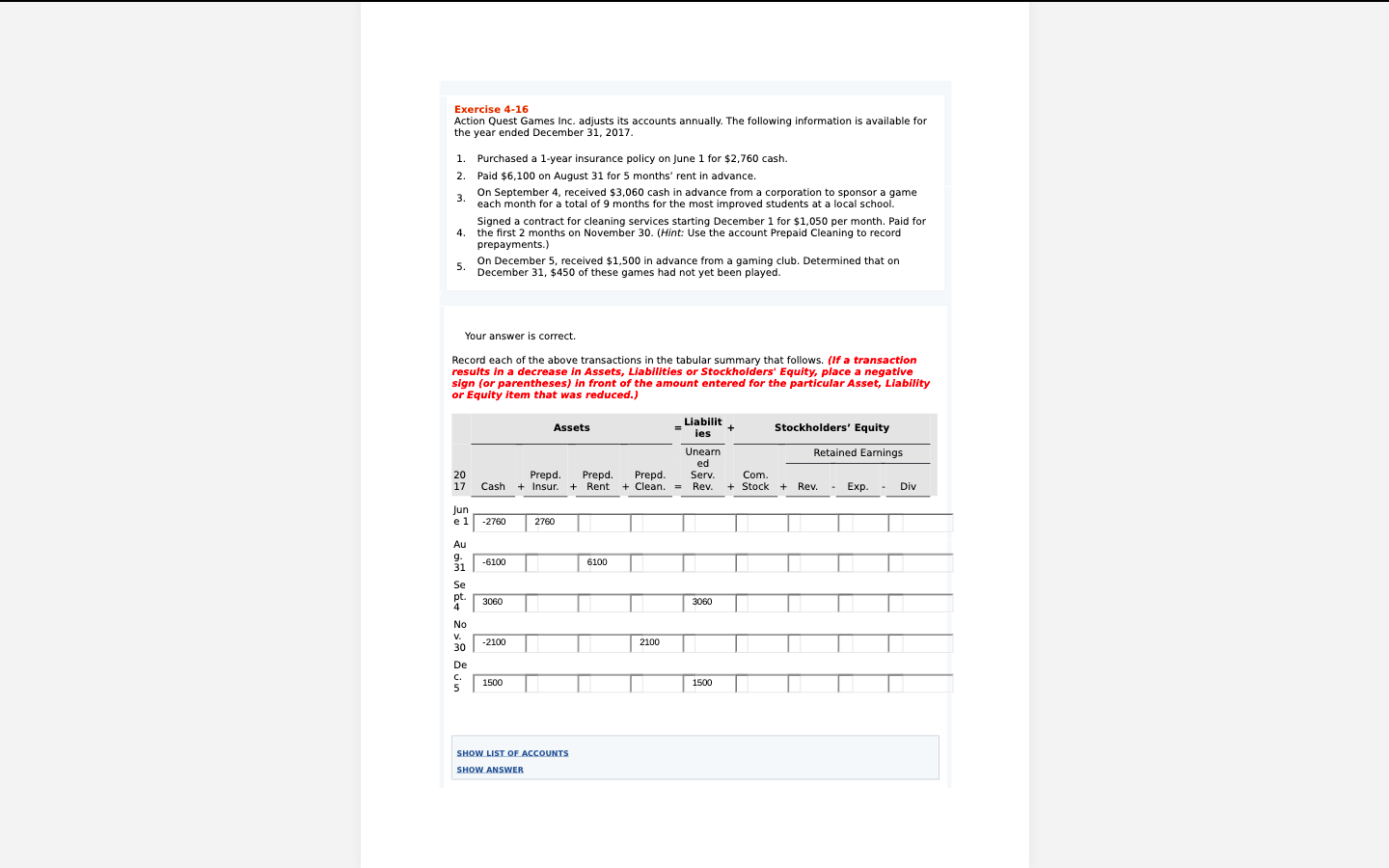 How do you figure out the adjustment that is required on December